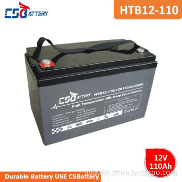 CSBattery 12V110Ah High Temperature Long Life Deep Cycle GEL Battery
